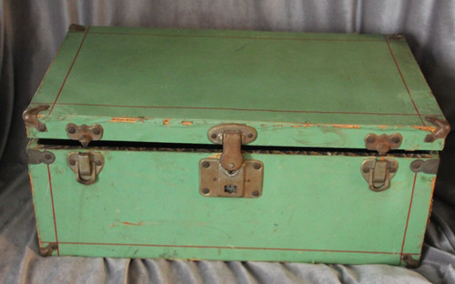 Vintage antique green wood - antique,